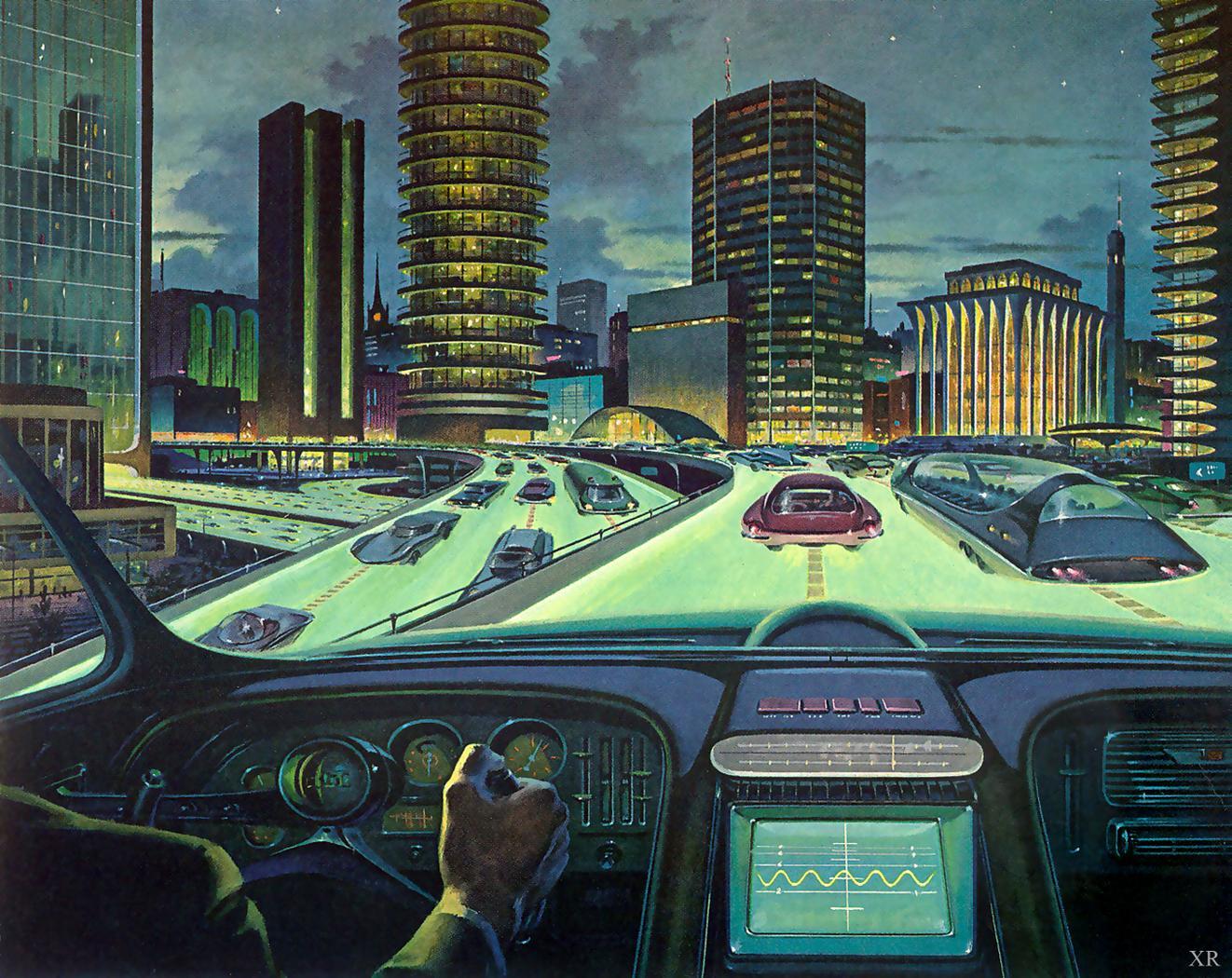 RetroFuturism - Ретрофутуристика, Картинки, Ретро, Длиннопост, Ретрофутуризм