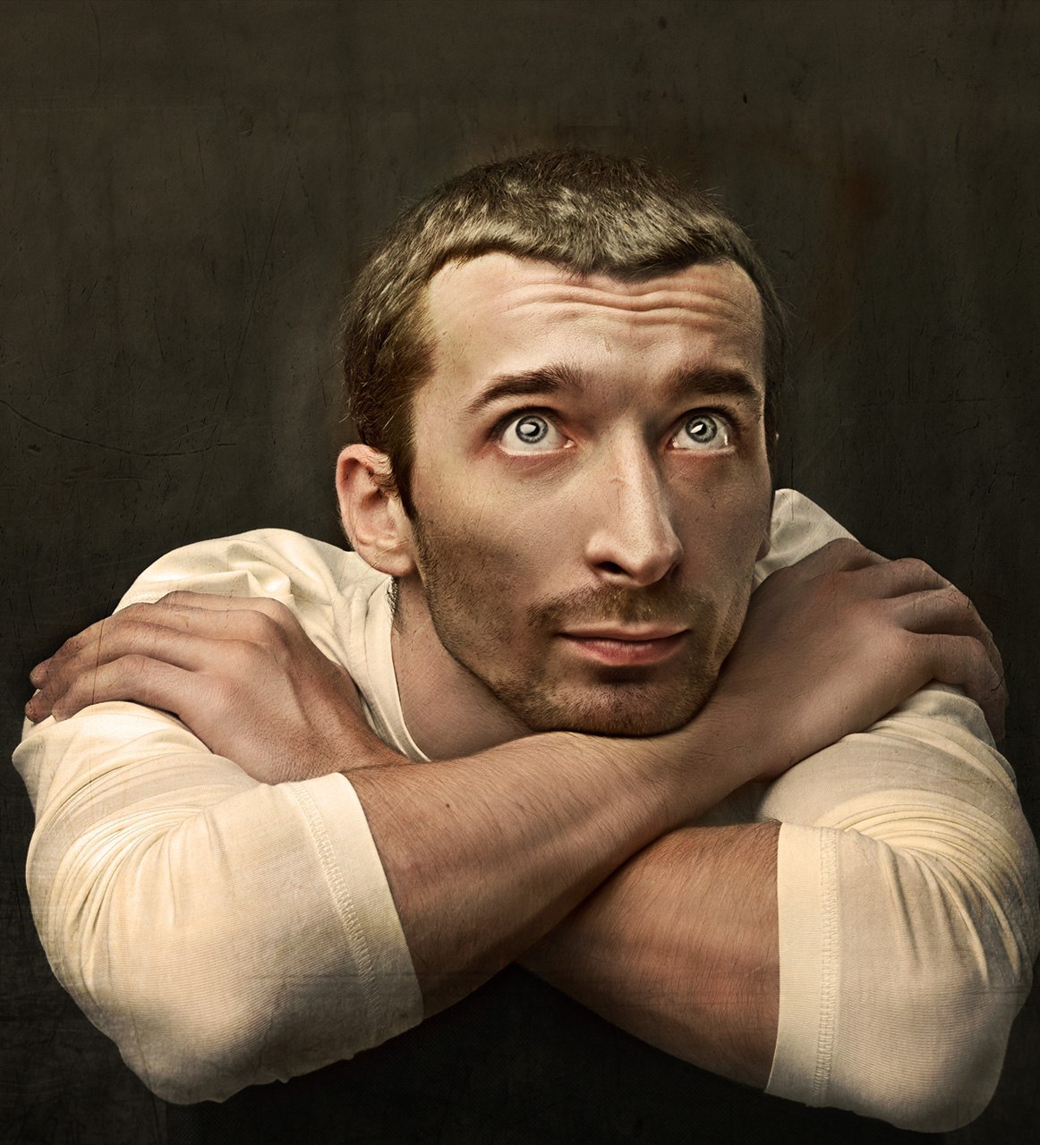 Experiments - My, Portrait, Drawing, Men, Photoshop, The photo