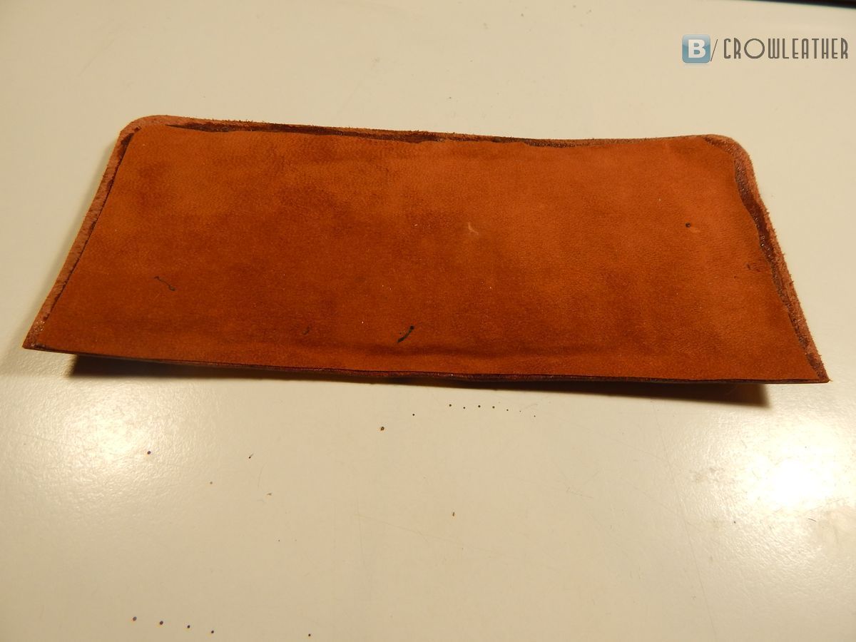 Long wallet detail - My, Leather, Wallet, Wallet, Needlework, Handmade, Longpost