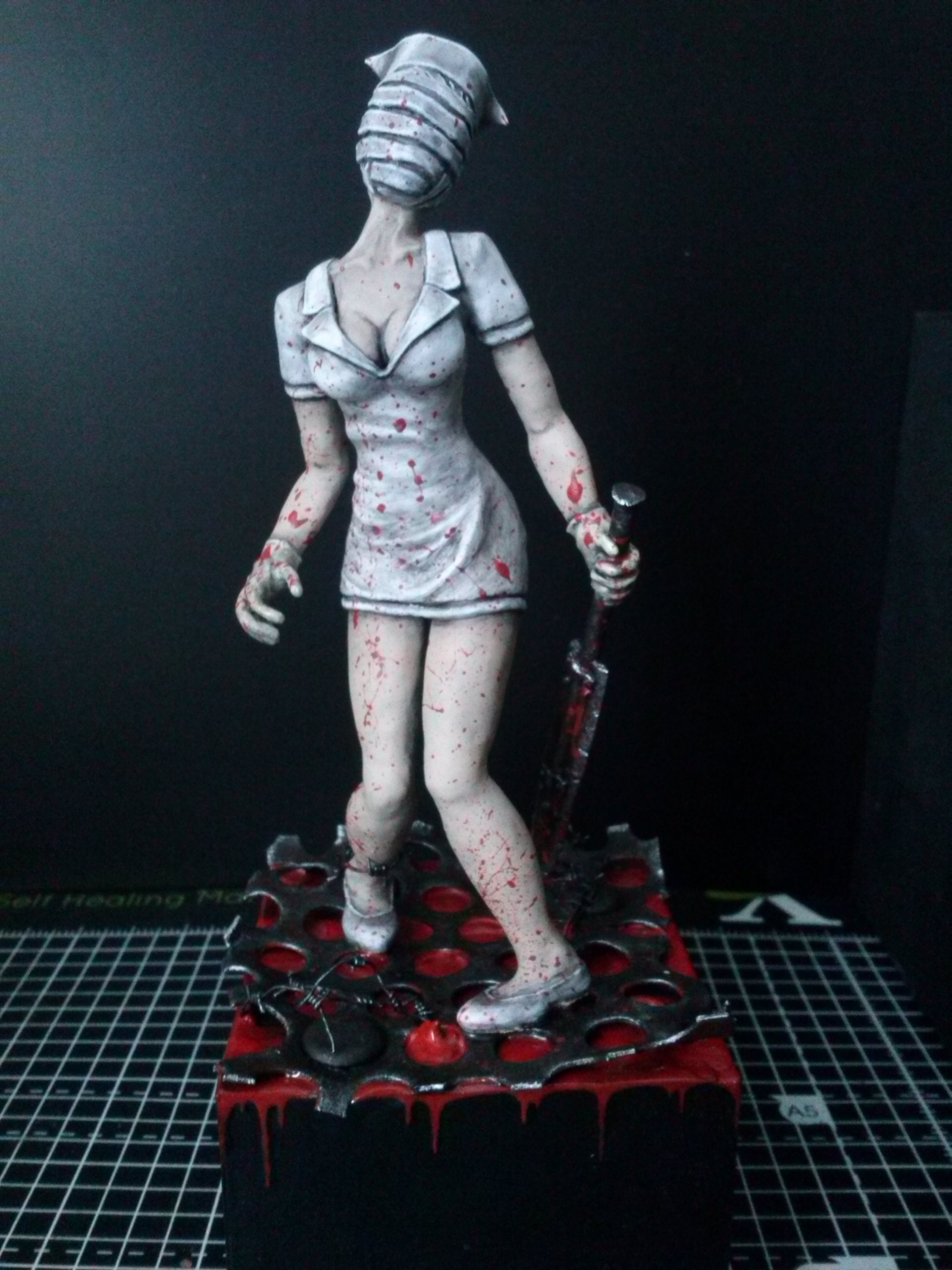 Nurses from Silent Hill - My, Лепка, Polymer clay, Silent Hill, Miniature, Longpost