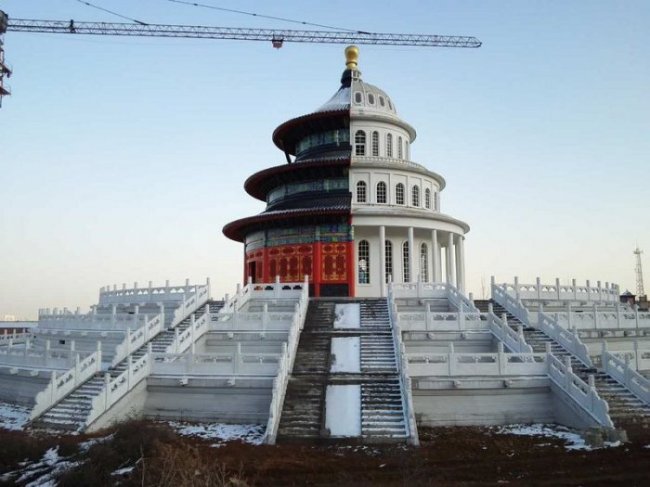 China builds united Capitol and Temple of Heaven - China, Made in China, World of building, Constructions, Building, Architecture, Capitol, , Longpost