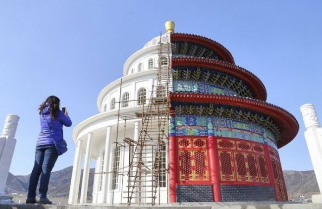 China builds united Capitol and Temple of Heaven - China, Made in China, World of building, Constructions, Building, Architecture, Capitol, , Longpost