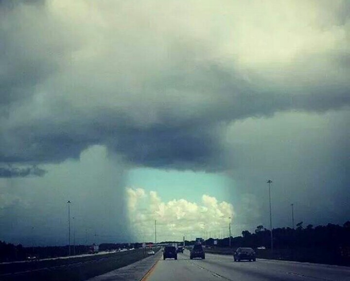 Hurry, the portal will close soon! - Road, Clouds