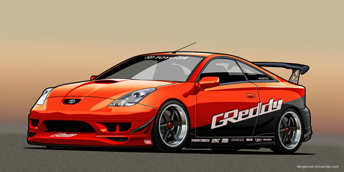 And red suits her face)) - Toyota Celica, Jdm, Images, Longpost