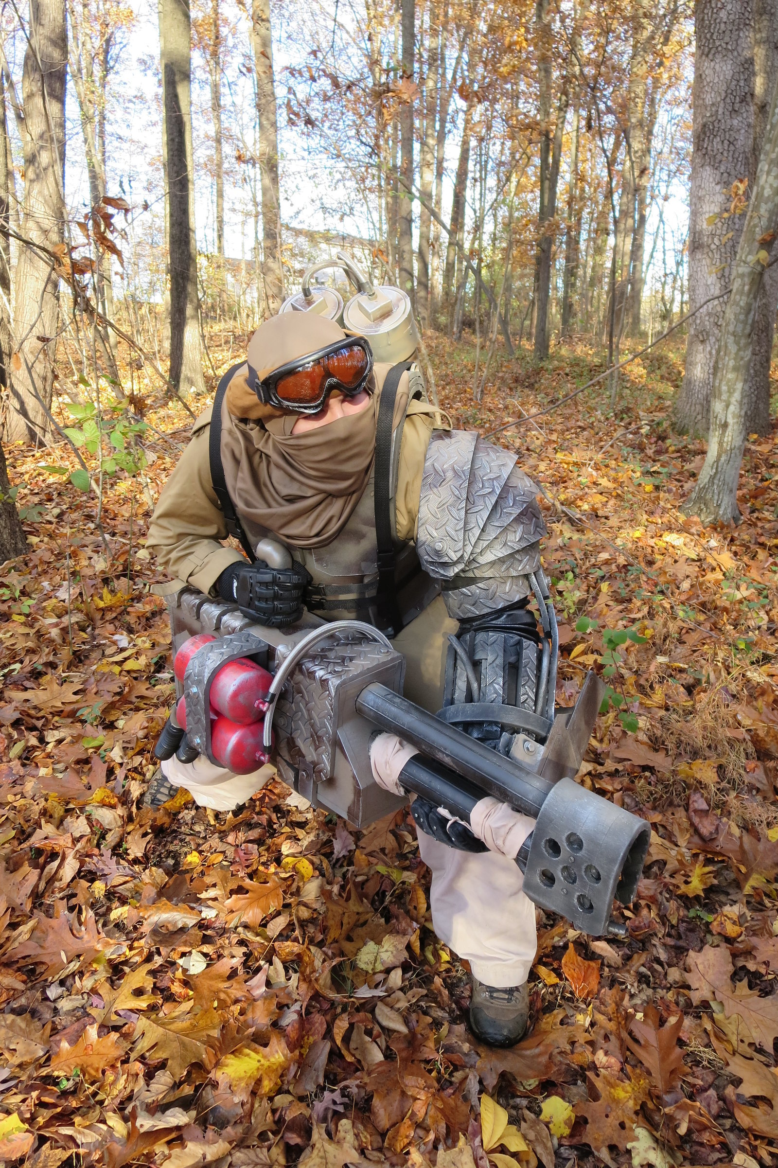 Talaran Flamethrower Raider - Warhammer 40k, Longpost, Cosplay, , Imperial guard