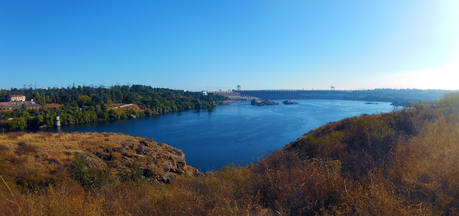 Some panoramic photography. - My, Photo, Landscape, Панорама, Nature, My, Zaporizhzhia, Hey, The photo