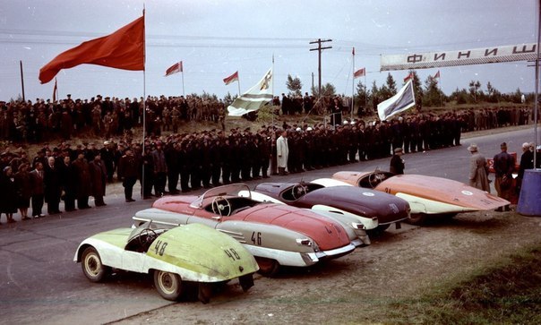 Opening of the USSR championship in motor racing. 1956 - Auto, the USSR, Race, 50th