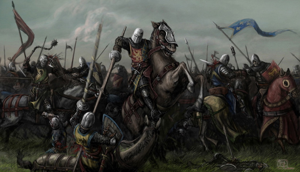 For the Motherland, for the king! - Middle Ages, Knights, Longpost, Fantasy