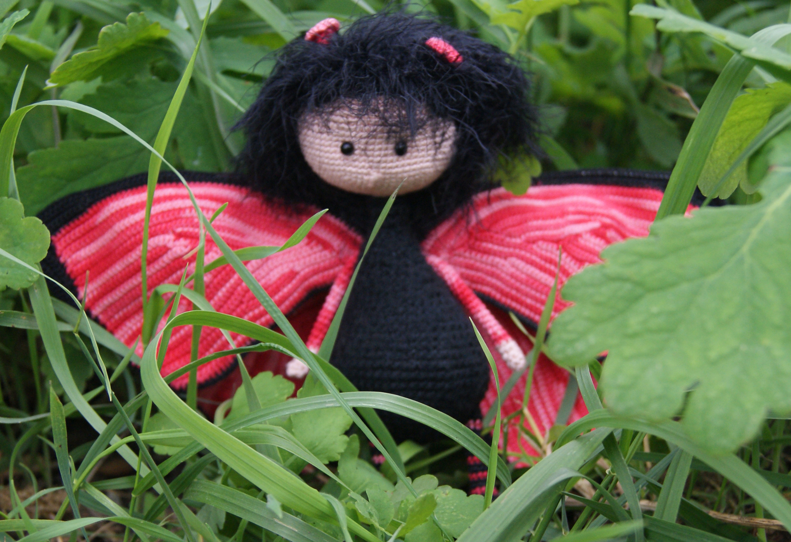 Butterfly - My, Butterfly, Knitting, Amigurumi, Toys, Longpost