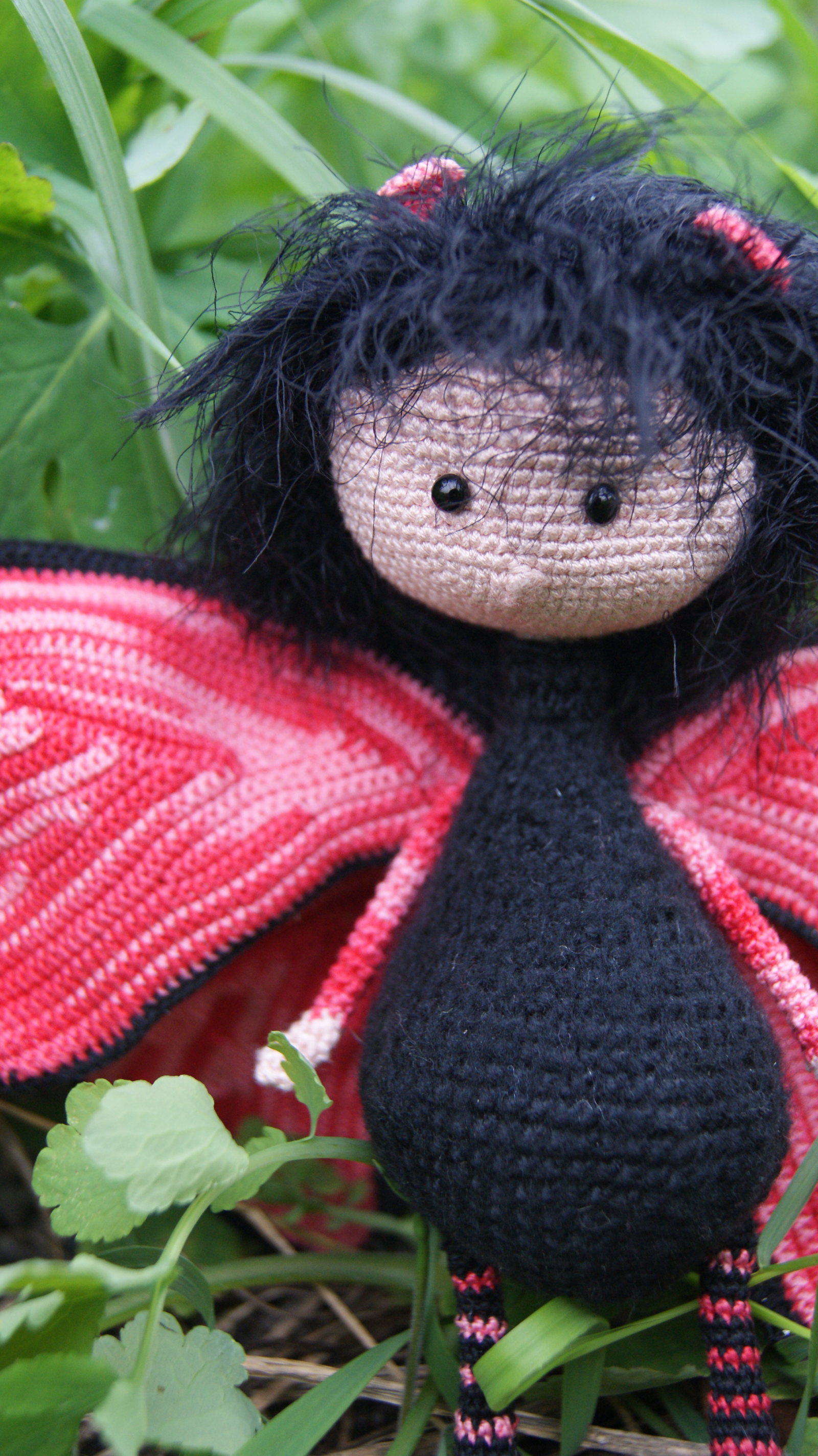 Butterfly - My, Butterfly, Knitting, Amigurumi, Toys, Longpost