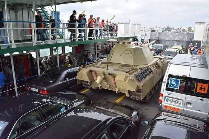 On a ferryboat - Tanks, Weapon, Ferry, Transport