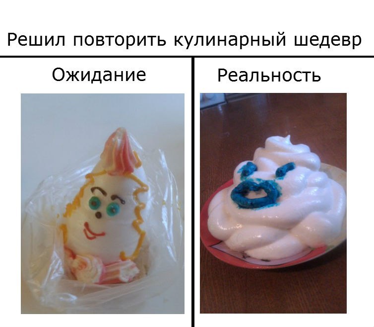 When the confectioner is from God - My, Cooking, Failure, Expectation and reality, Cake