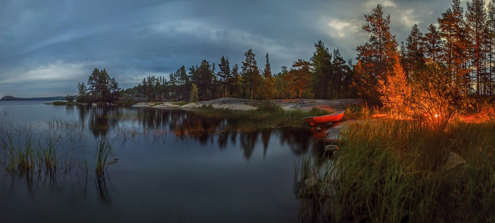 Golden autumn on Lake Ladoga - Карелия, Russia, Photo, Nature, The photo, Gotta go, Longpost, Landscape