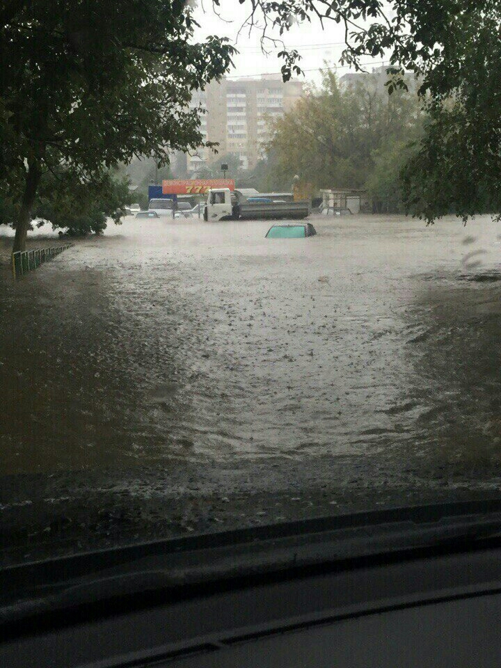 Odessa flooded a little again - Odessa, Rain, Потоп, Flood, Element, Kick-ass, Longpost