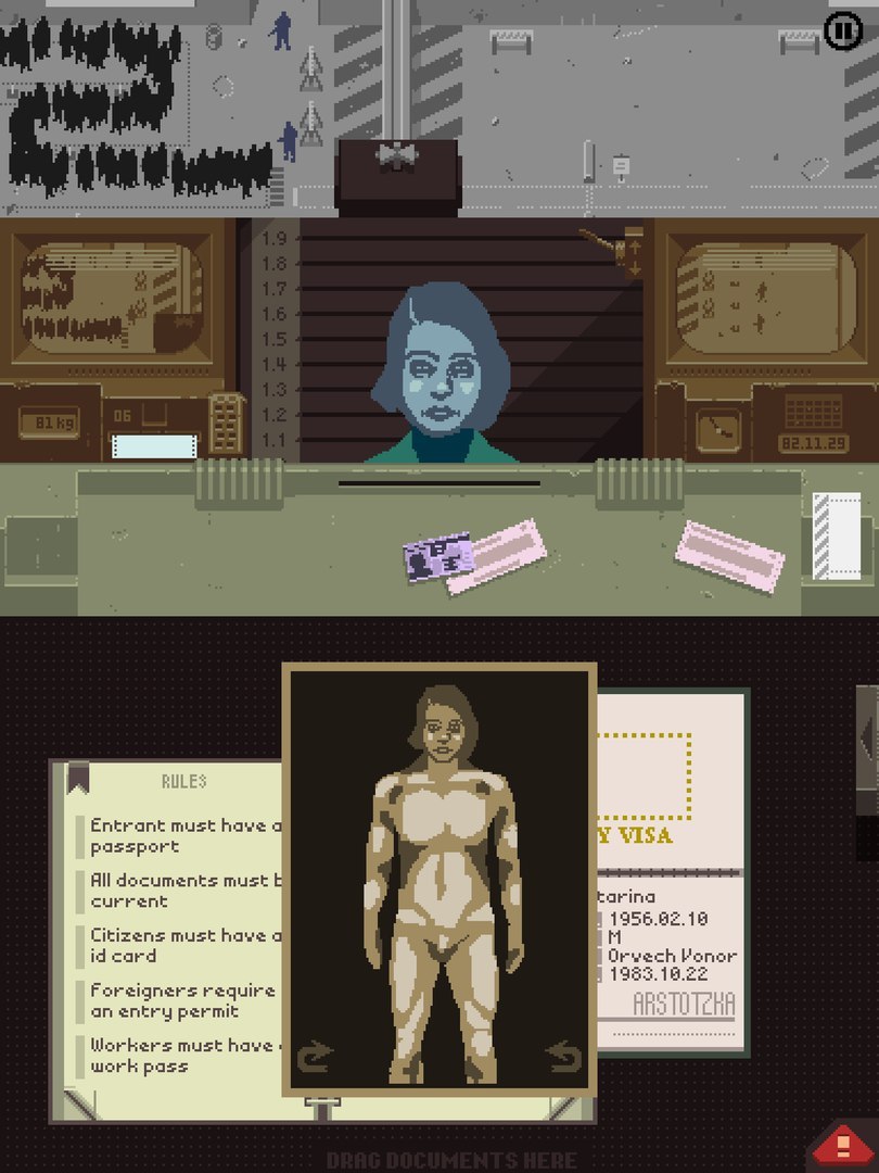 The whole point of papers please - My, Papers please, Geek, Games, Toys