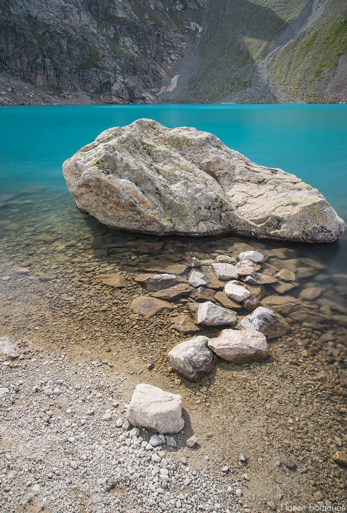 Arkhyz, a lake at an altitude of 3000 meters - My, Arkhyz, Lake, Russia, The mountains, Photo, Longpost