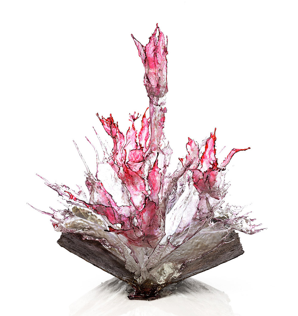 Glass splashes from Italian sculpture - , Vase, A rock, Sculpture, , Longpost