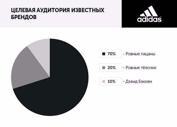 The target audience - Infographics, The target audience, Rollton, Apple, Samsung, Nokia, Icq, Adidas, Longpost