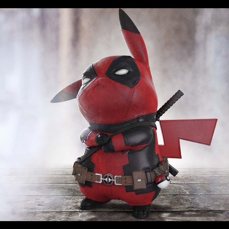 Pickpool - Pokemon, Pikachu, Deadpool, Not mine