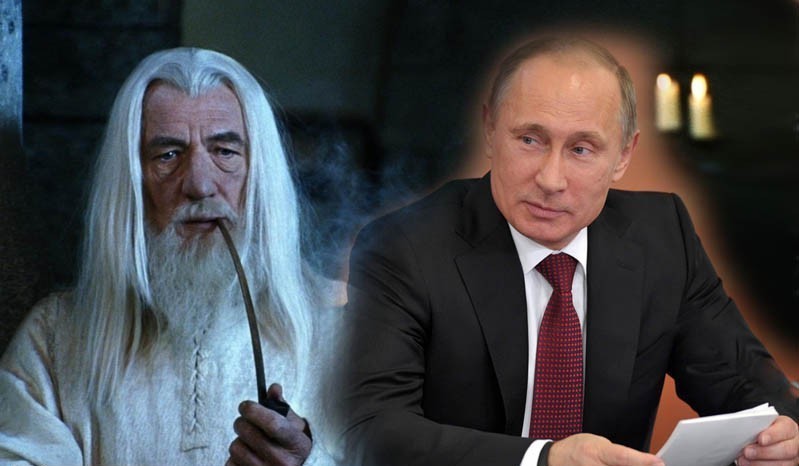 Putin - Gandalf - My, Gandalf, Vladimir Putin, Russia