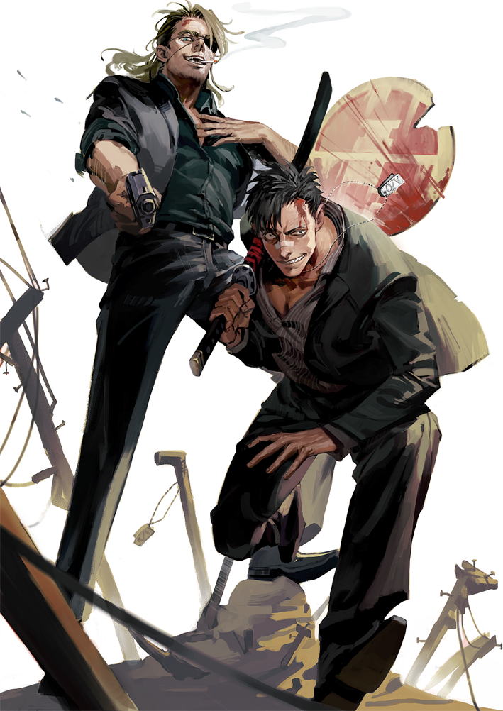 Gangsta - Anime art, Anime, Gangsta, Nicolas Brown, Worick arcangelo