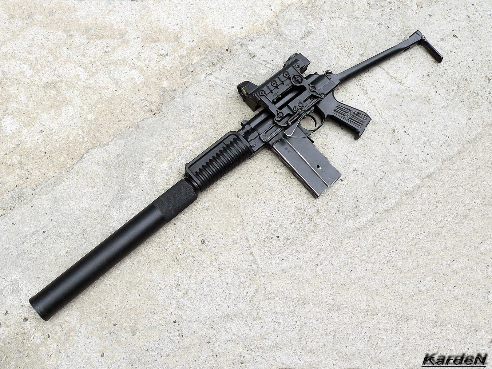 Small-sized machine gun 9A-91 - Weapon, 9A-91, Machine, Special Forces, , , , Longpost