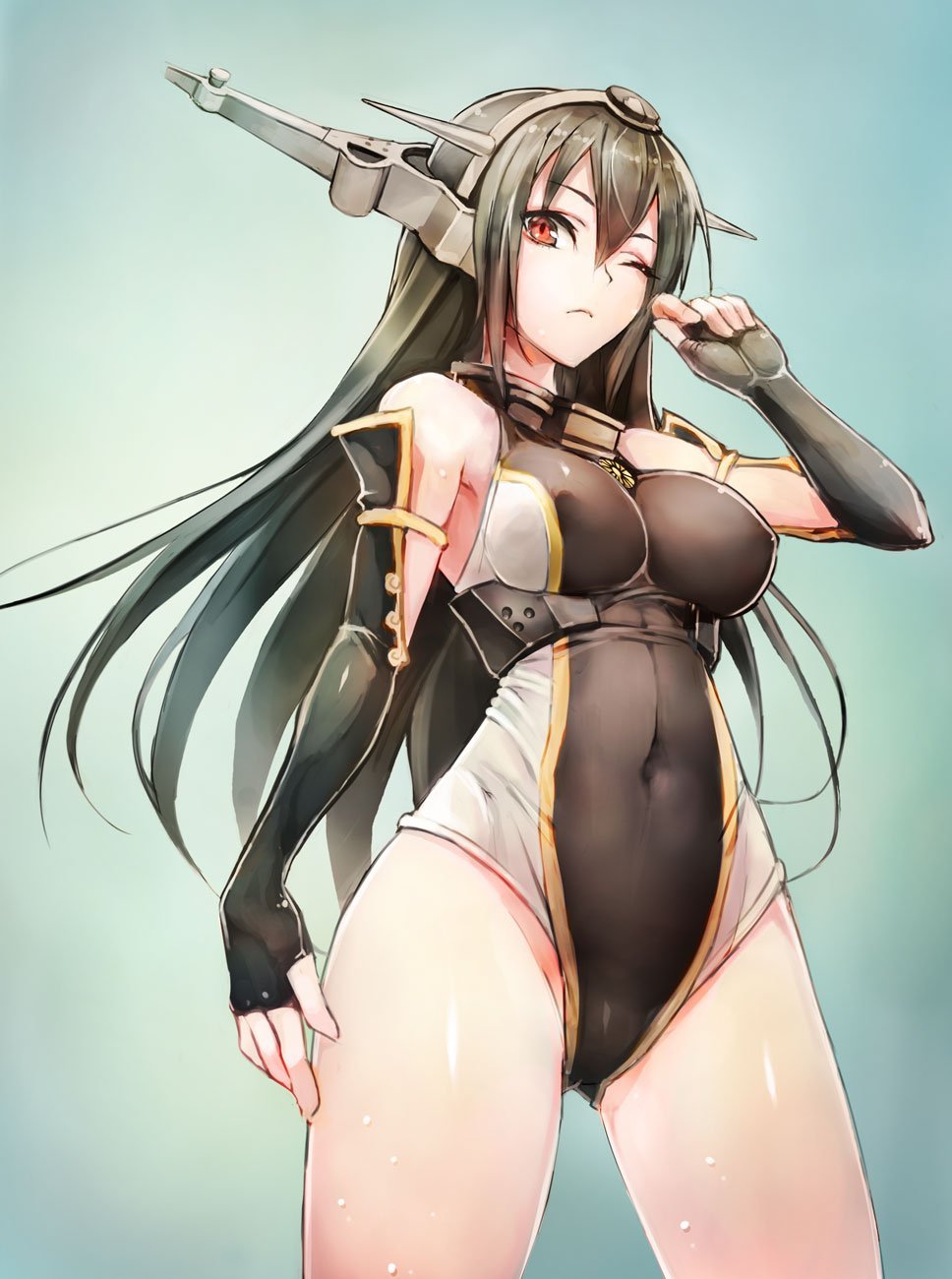 Swimsuit - Swimsuit, Nagato, Mutsu, Kantai collection, Anime, Longpost