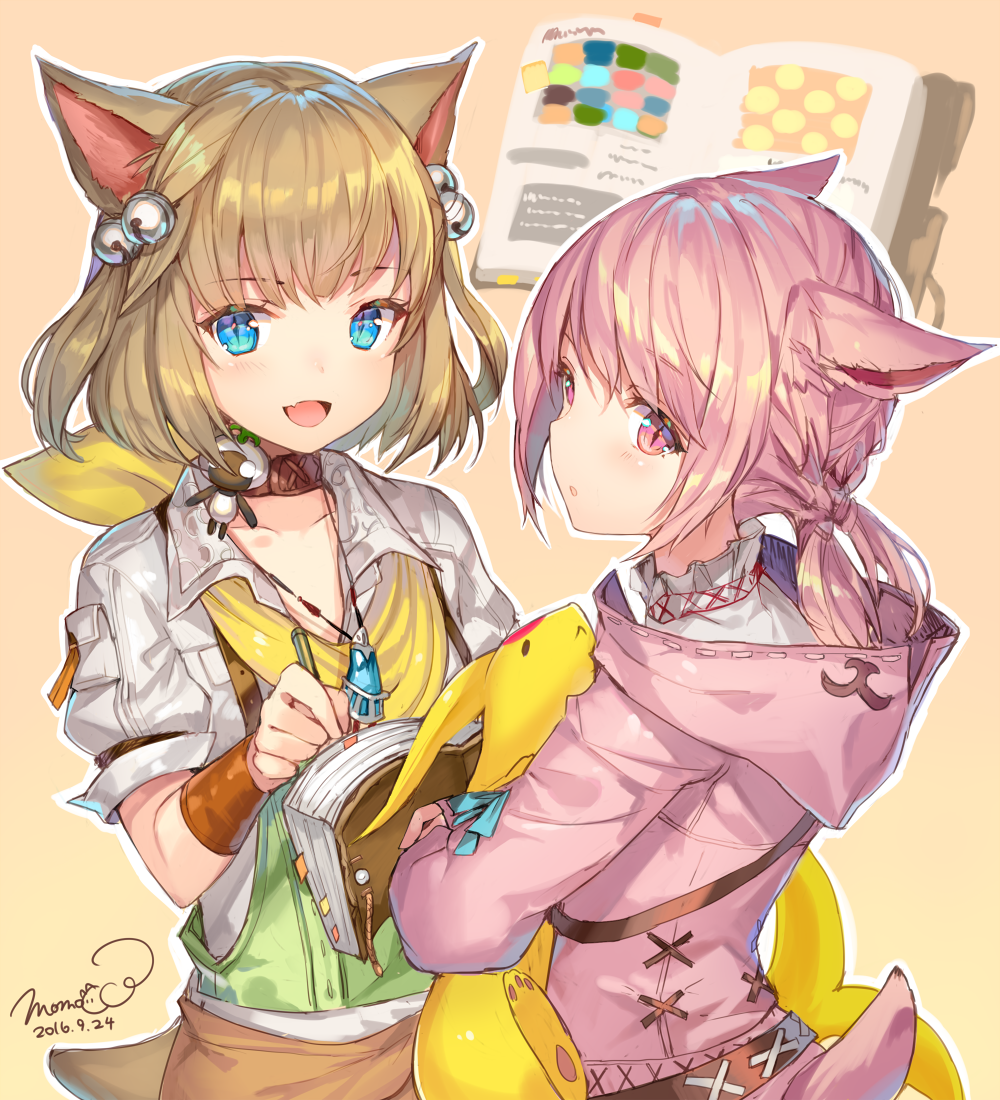 Anime art - Anime Art, Аниме, Final Fantasy, Miqote, Animal Ears, Nеko