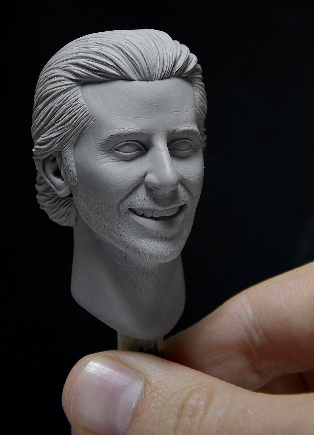 Sculpting from polymer clay. My creativity. Write who you see. - My, Bachelor party, Actors and actresses, Лепка, Polymer clay, Movie heroes, Movies, Hobby, Sculpture