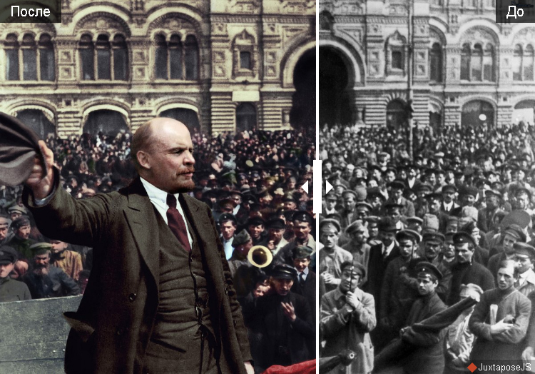 Mayakovsky, Lenin and Nicholas II in flowers. - Events, Colorization, The culture, Photo, Russia, Coloristics, A life, Риа Новости