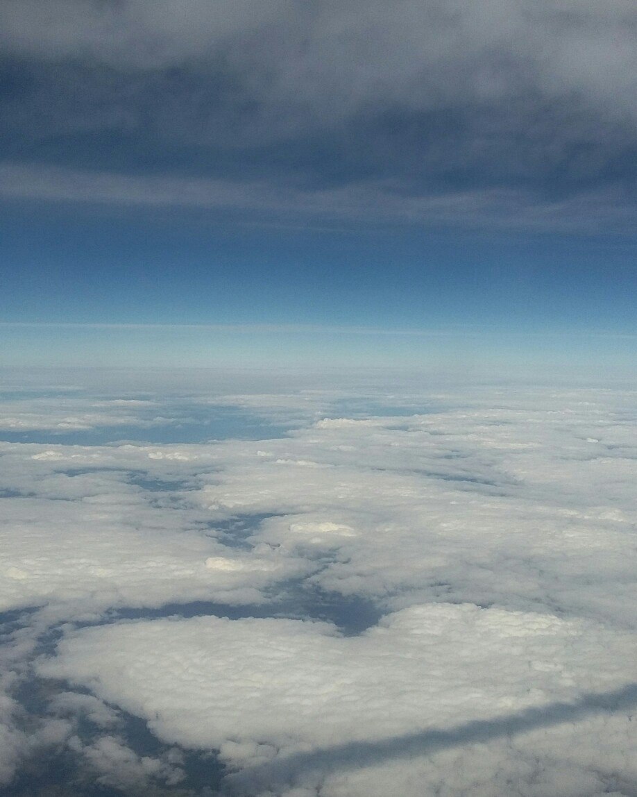 Another reason to choose a seat near the porthole - My, Sky, Porthole, Captures the spirit, Longpost