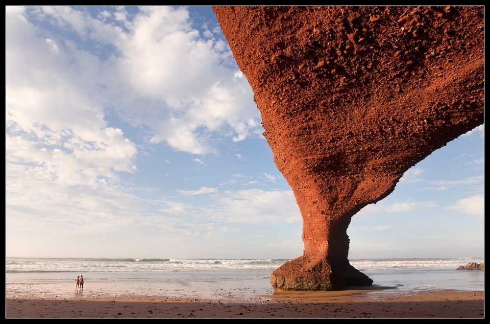 Arch collapsed on Legzira beach in Morocco - Legzira, Beach, Sea, Morocco, Video, Longpost