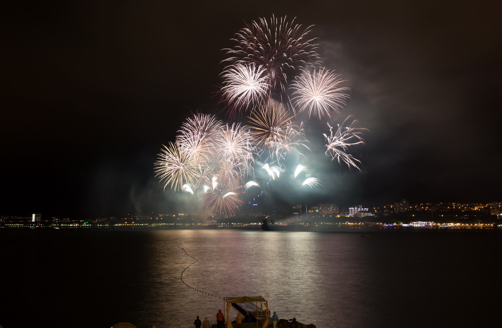 Great Fireworks Festival 2016 Gelendzhik - My, Longpost, The photo, Long exposure, Firework, Sea, Gelendzhik, The festival, Краснодарский Край