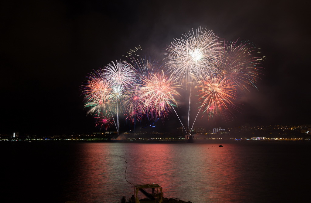 Great Fireworks Festival 2016 Gelendzhik - My, Longpost, The photo, Long exposure, Firework, Sea, Gelendzhik, The festival, Краснодарский Край