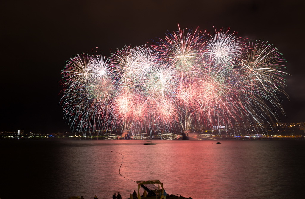 Great Fireworks Festival 2016 Gelendzhik - My, Longpost, The photo, Long exposure, Firework, Sea, Gelendzhik, The festival, Краснодарский Край