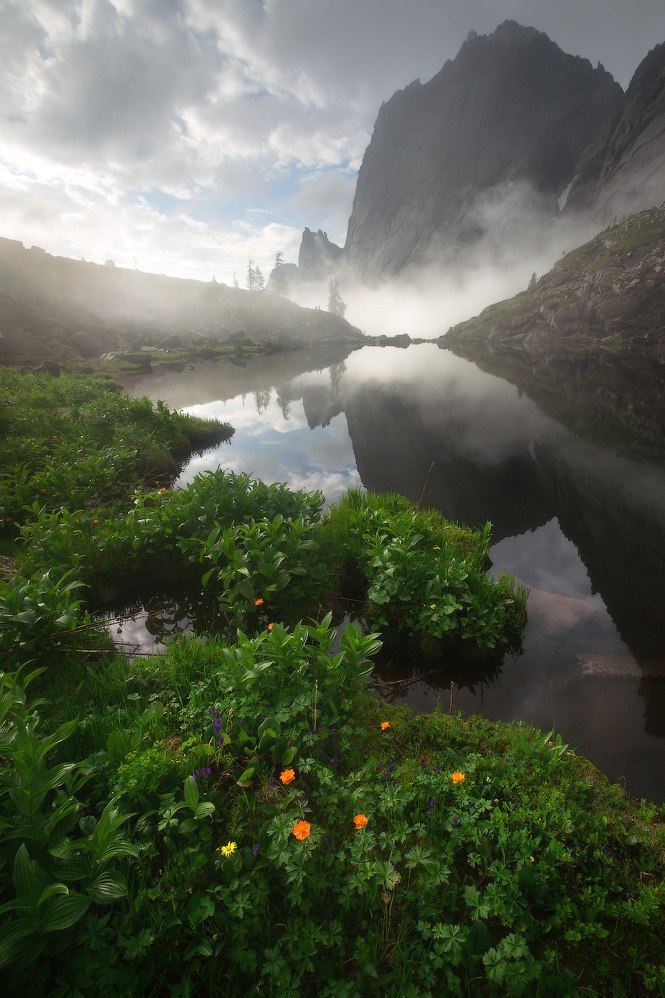 In the vicinity of Black Lake - black lake, Ergaki, Krasnoyarsk region, Russia, Gotta go, Photo, Nature, Landscape, Longpost