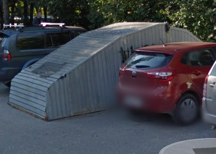 Selling a garage, one parking space. - Garage, Parking, Auto, Google maps, Nizhny Novgorod, Photo