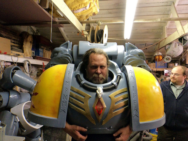 Creation of space wolf armor part 3 - Warhammer 40k, , Longpost, Armor, Craft, Cosplay