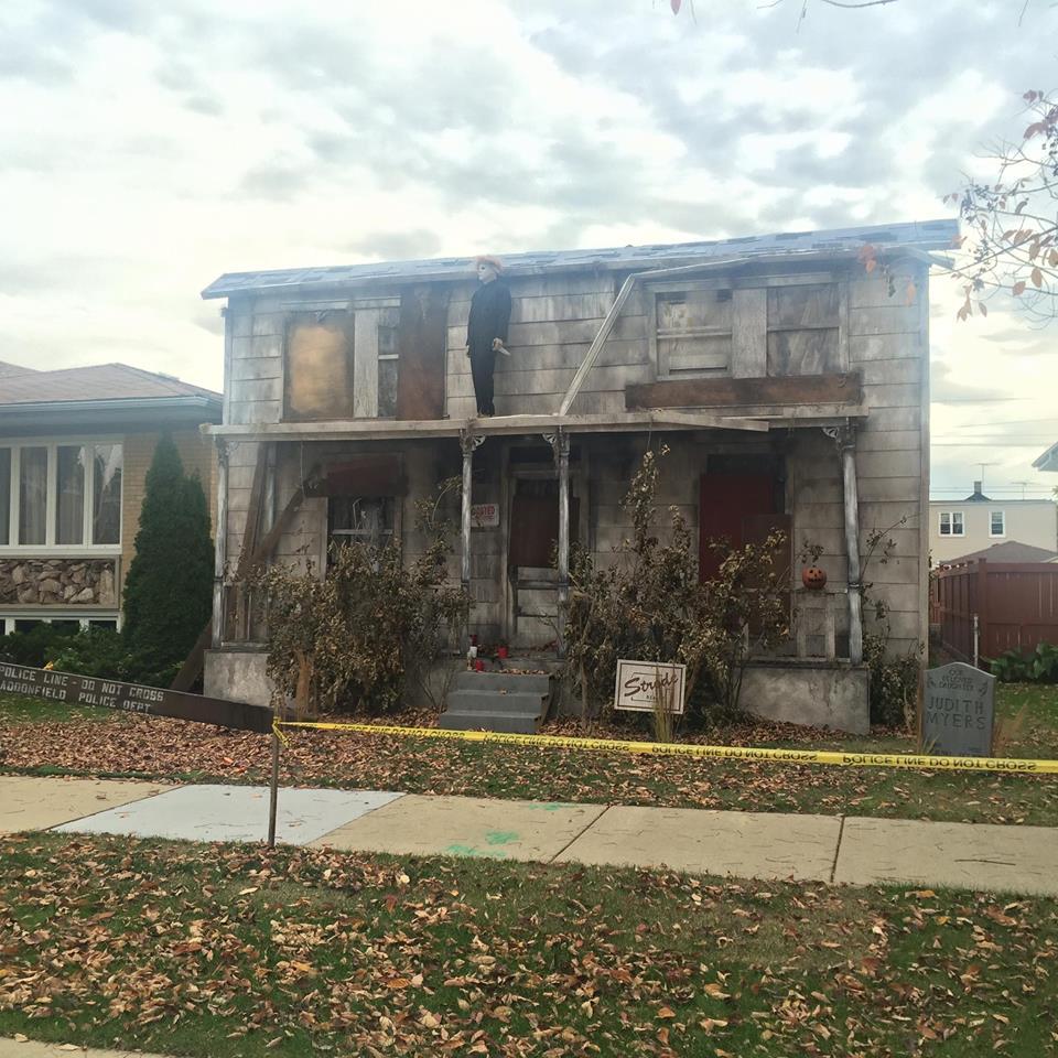 When you thoroughly approached the decoration of the house for Halloween - Photo, Longpost, Scenery, Halloween