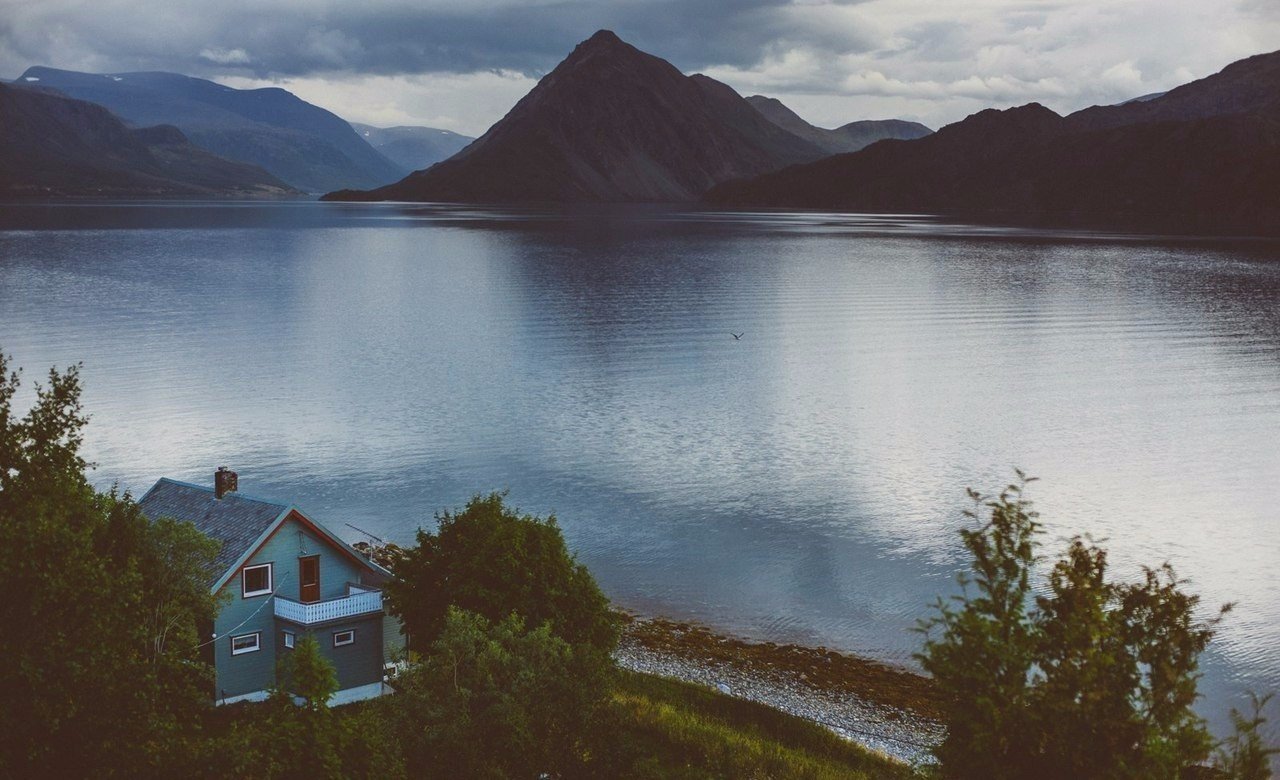 Solitude and comfort - House, beauty, Nature, View, Longpost