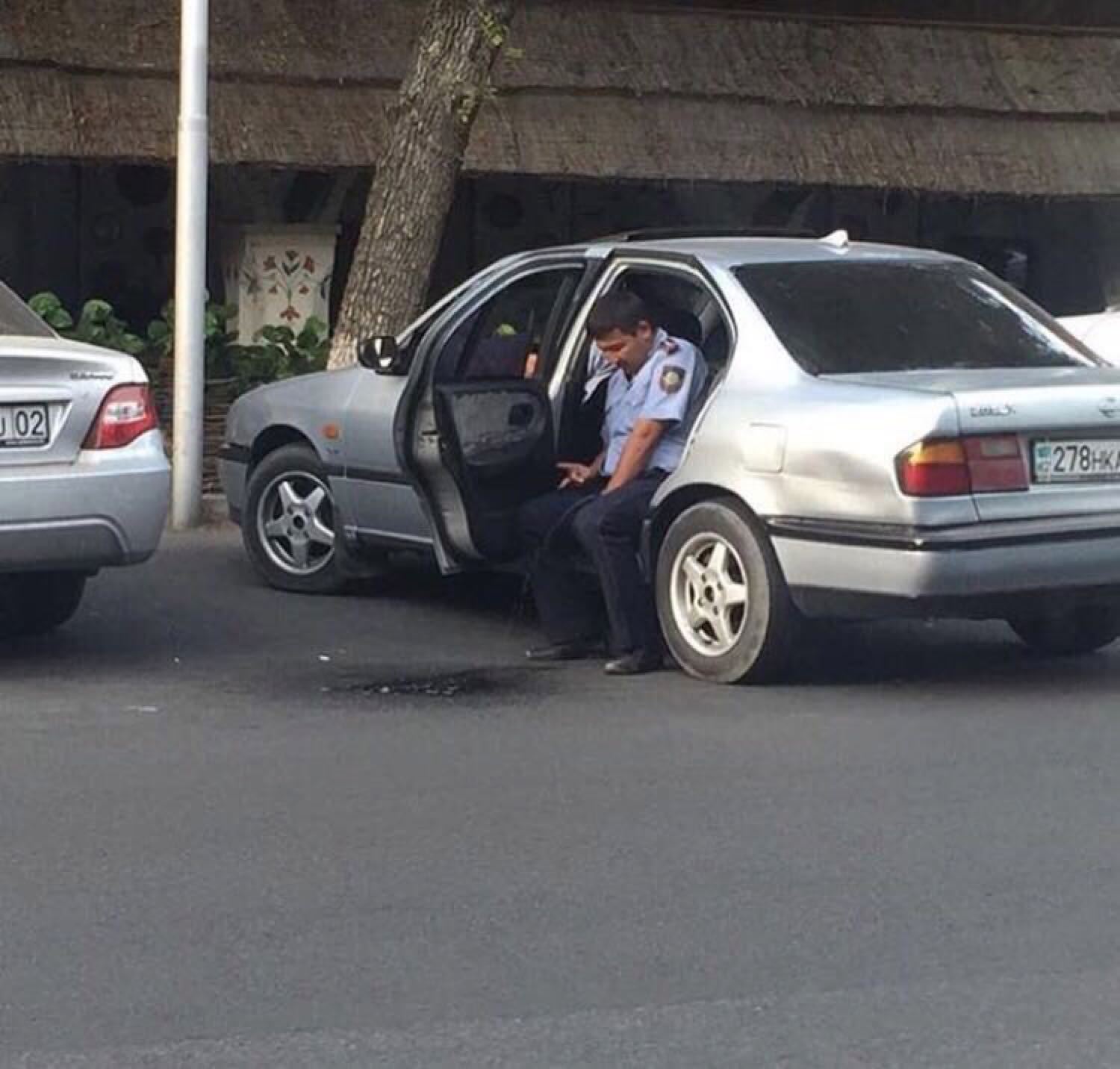 When you're really lazy - Kazakhstan, Police