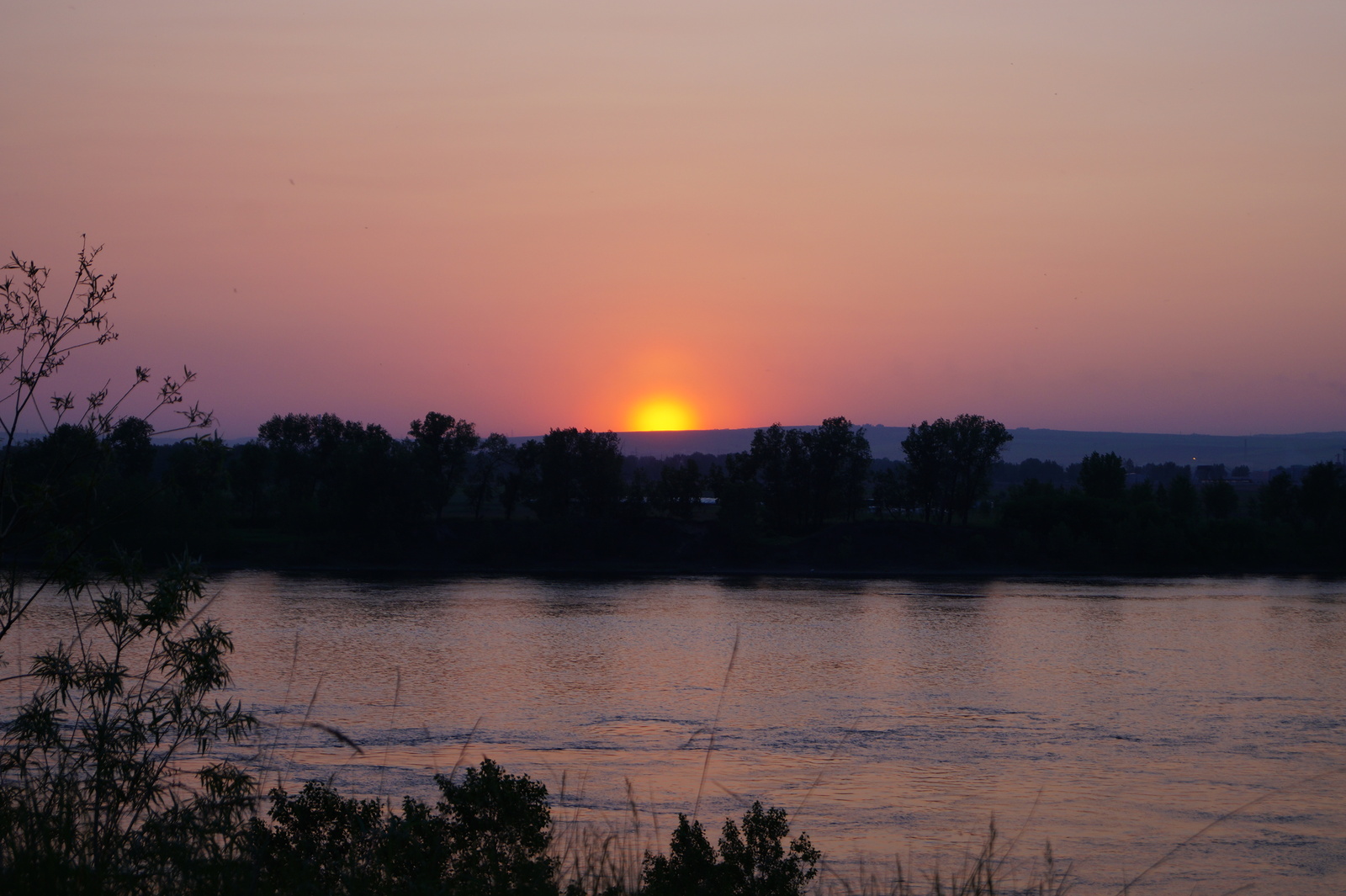 On the banks of the Yenisei - My, Yenisei, Evening, Shore, Krasnoyarsk, Longpost