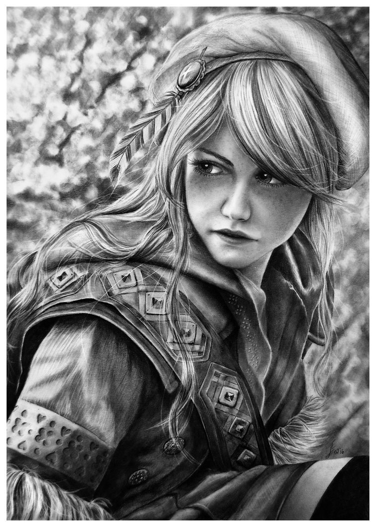 Ciri (Falka) - Witcher, Ciri, Art