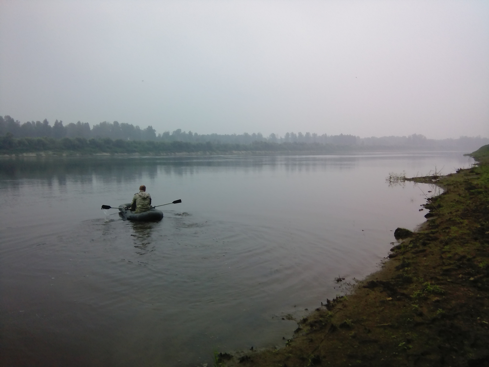 Small river - My, River, Fishermen, Grade