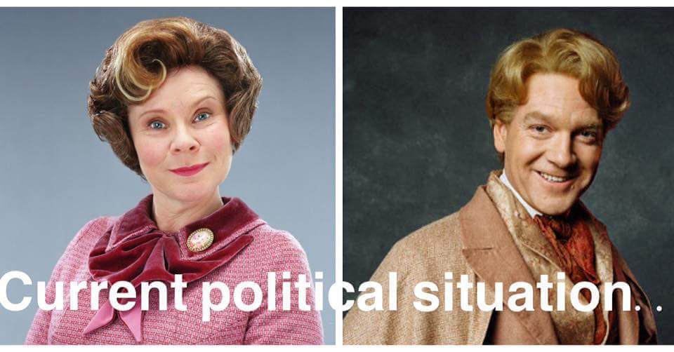 The current political situation in the USA - Hillary Clinton, Donald Trump, Dolores Umbridge, Zlatopust Lokons, Harry Potter, Politics