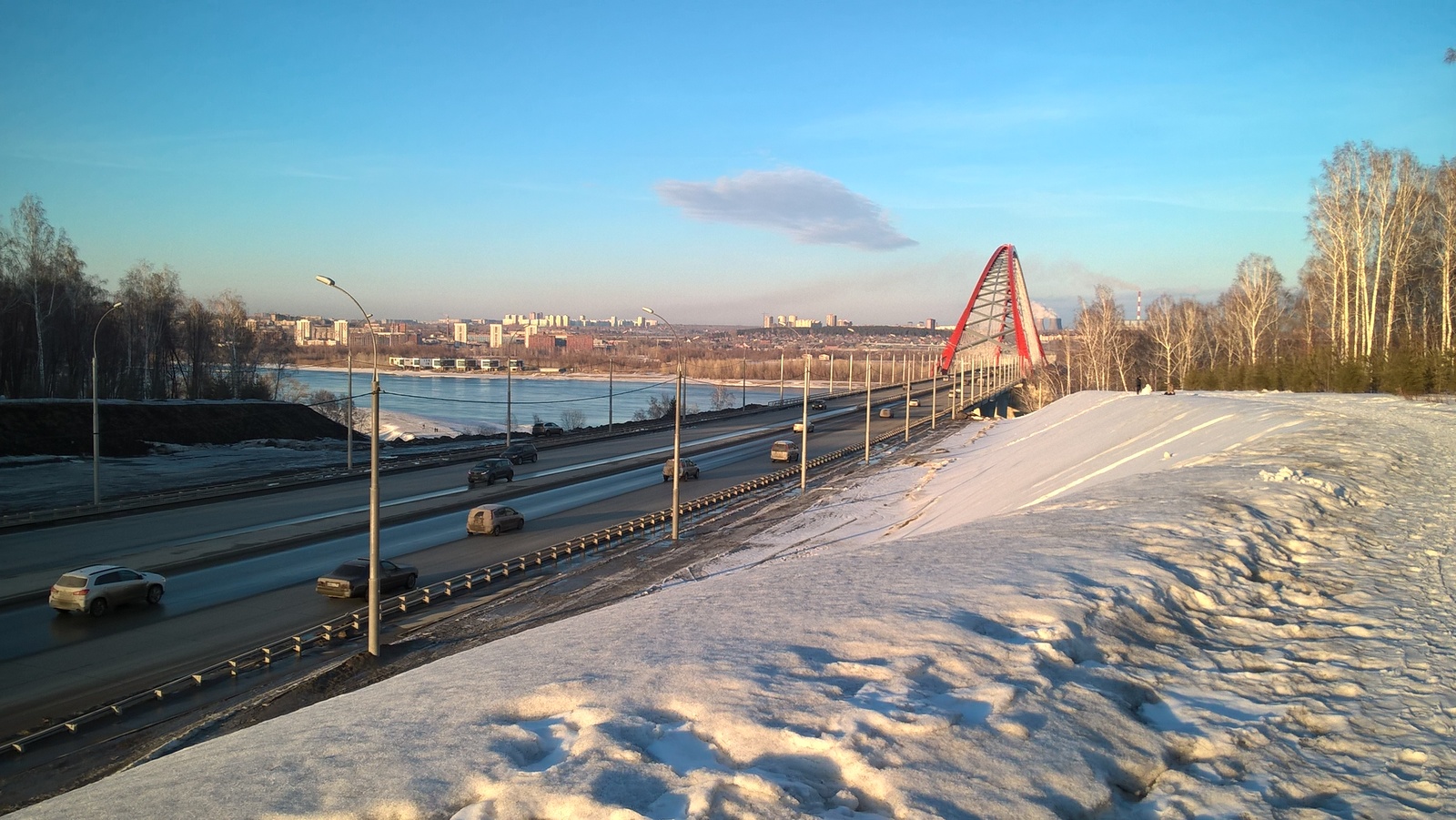 Novosibirsk. - My, Bugrinsky bridge, Photo