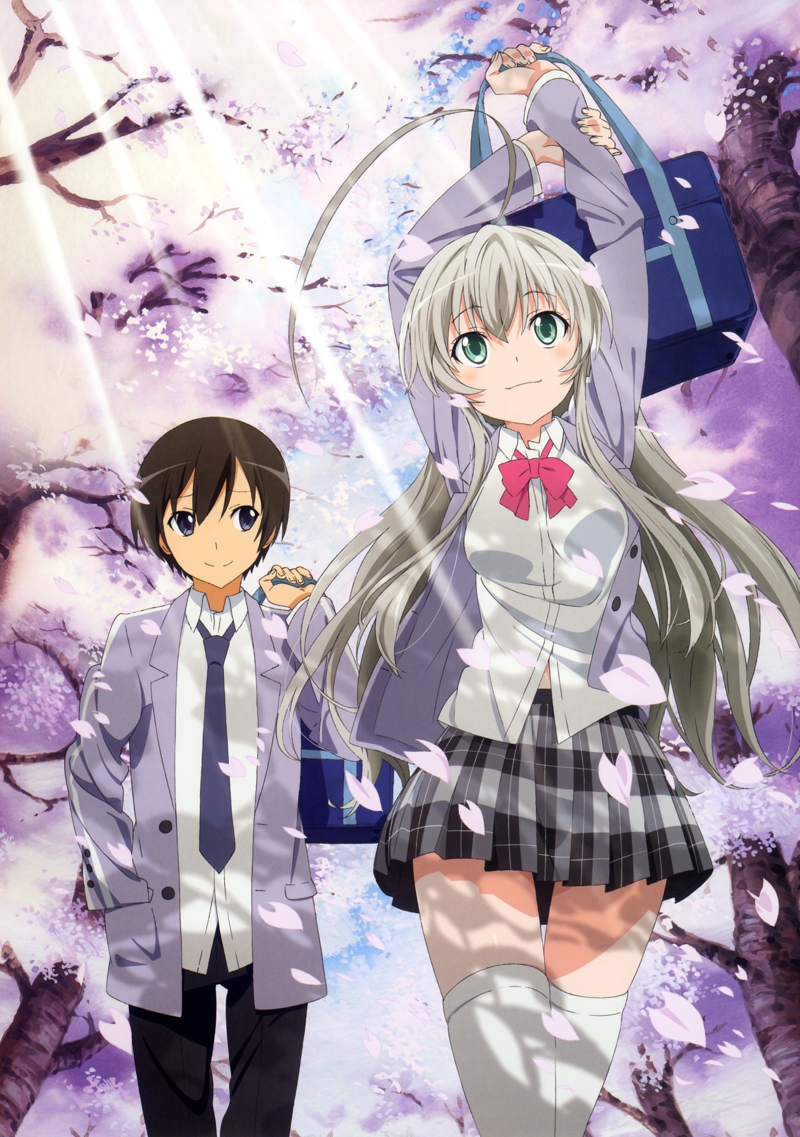 Anime Art - Anime art, Anime, Zettai ryouiki, School uniform, Nyaruko, Haiyore! Nyaruko-san