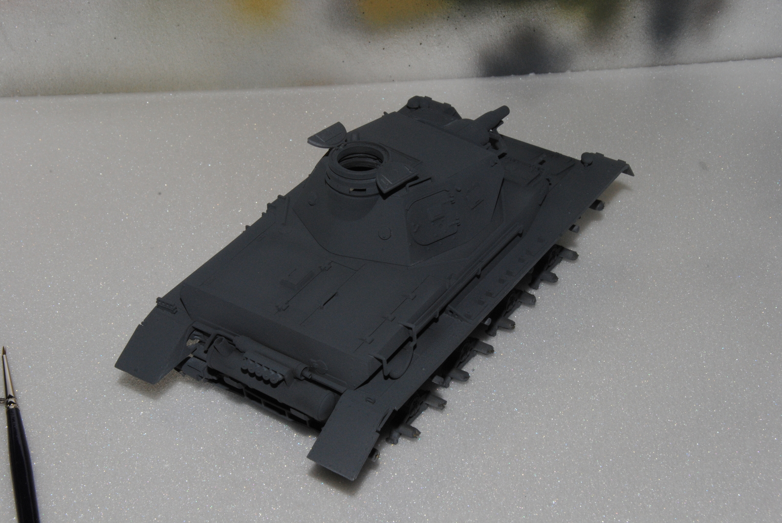 Bench model PzKpfw IV ausf D - My, Modeling, Tanks, Longpost