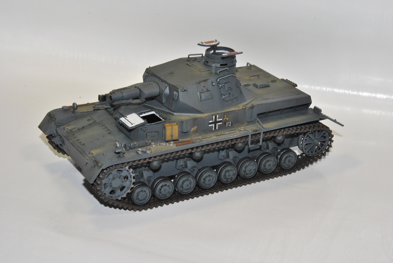 Bench model PzKpfw IV ausf D - My, Modeling, Tanks, Longpost