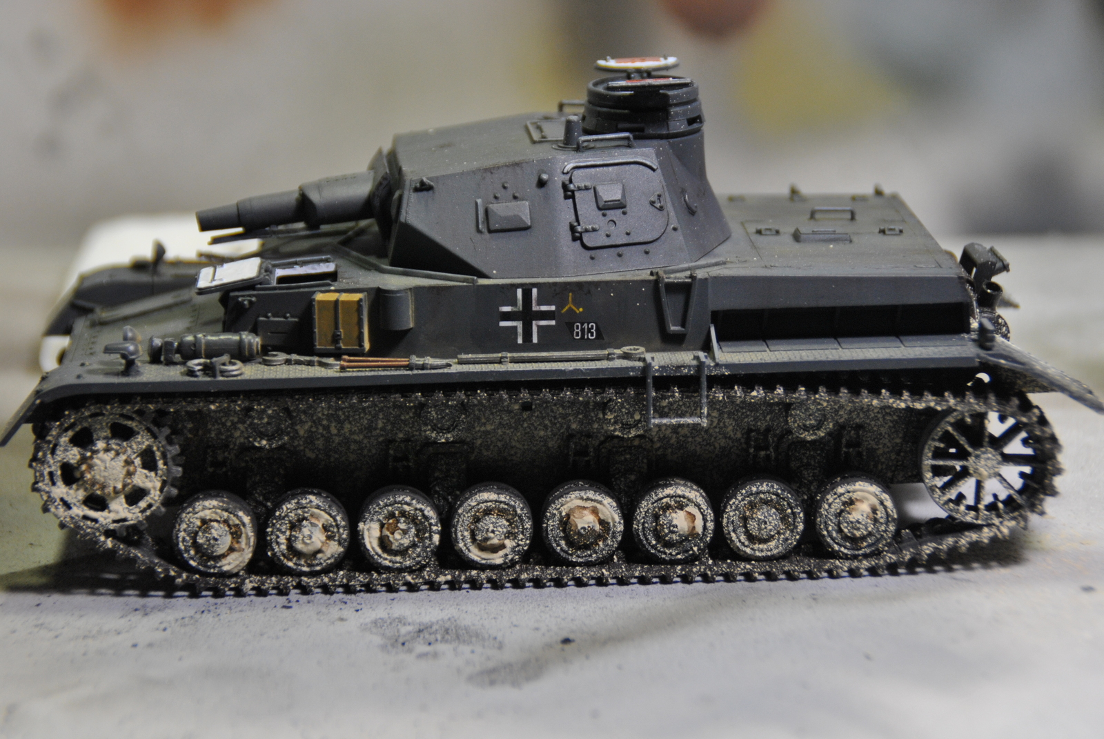 Bench model PzKpfw IV ausf D - My, Modeling, Tanks, Longpost